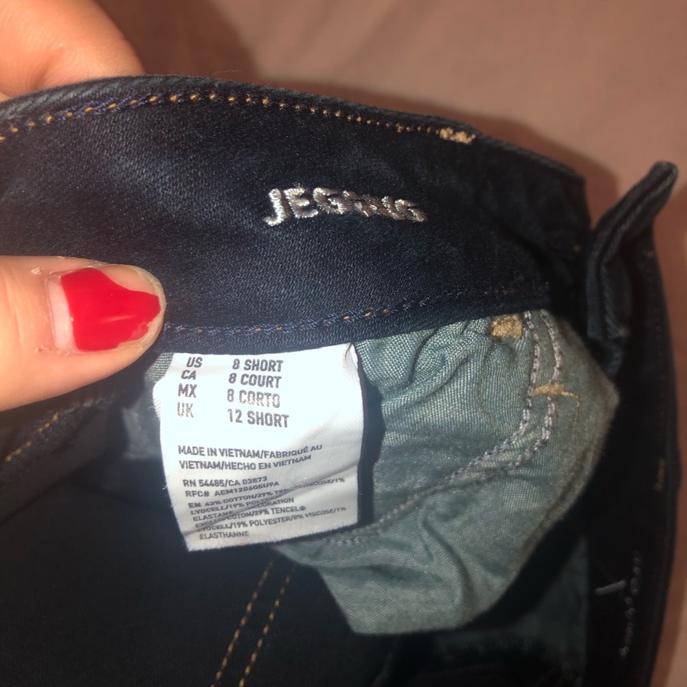 American eagle dark wash size 8 short jegging
